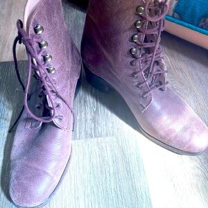 Christy Dawn Women's Lace-Up Leather Boots